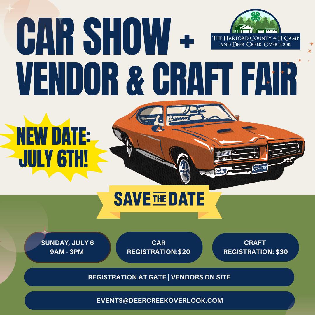 Car Show, Vendor and Craft Fair - July 6th